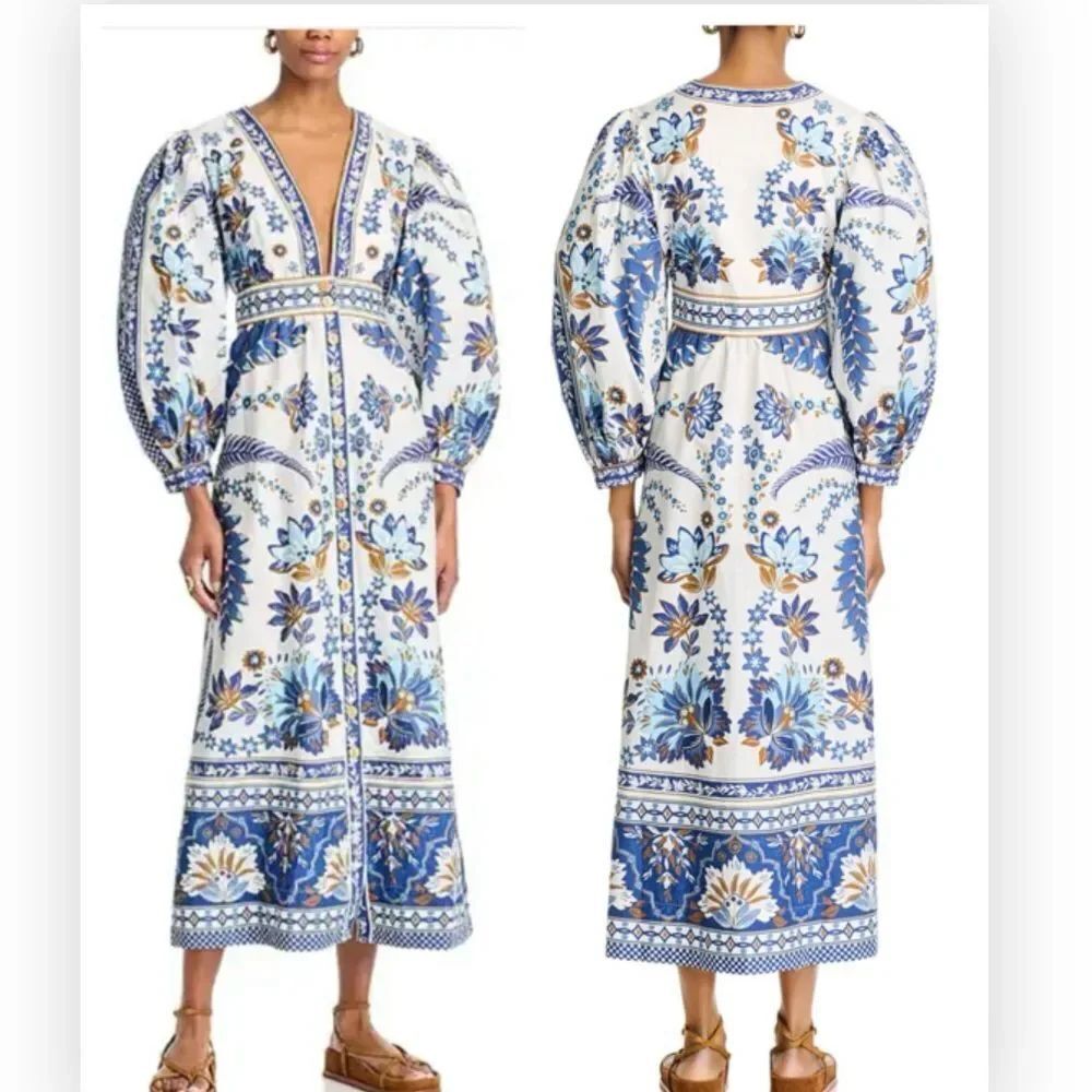 Farm Rio Ana Tapestry Maxi Dress $285